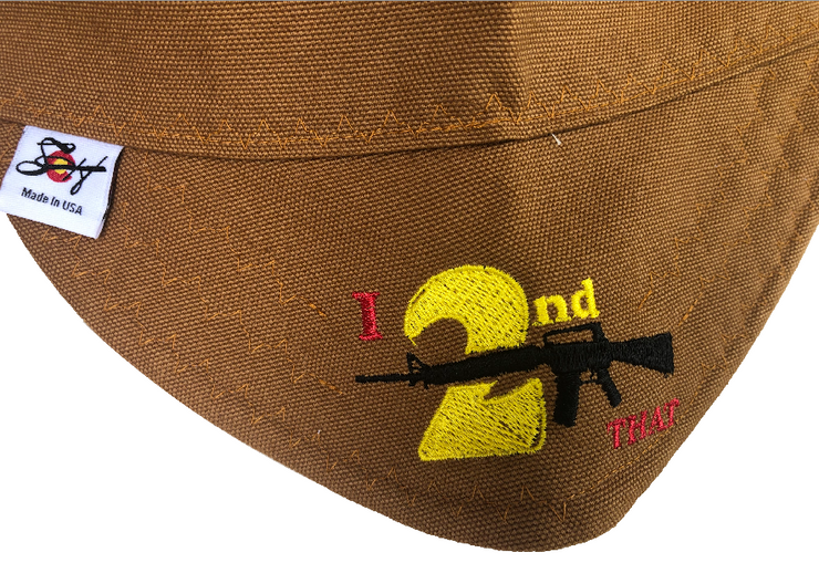 Embroidered W/2nd Amendment  3 Pk. Size 7 1/4 Hybrid Welding Caps