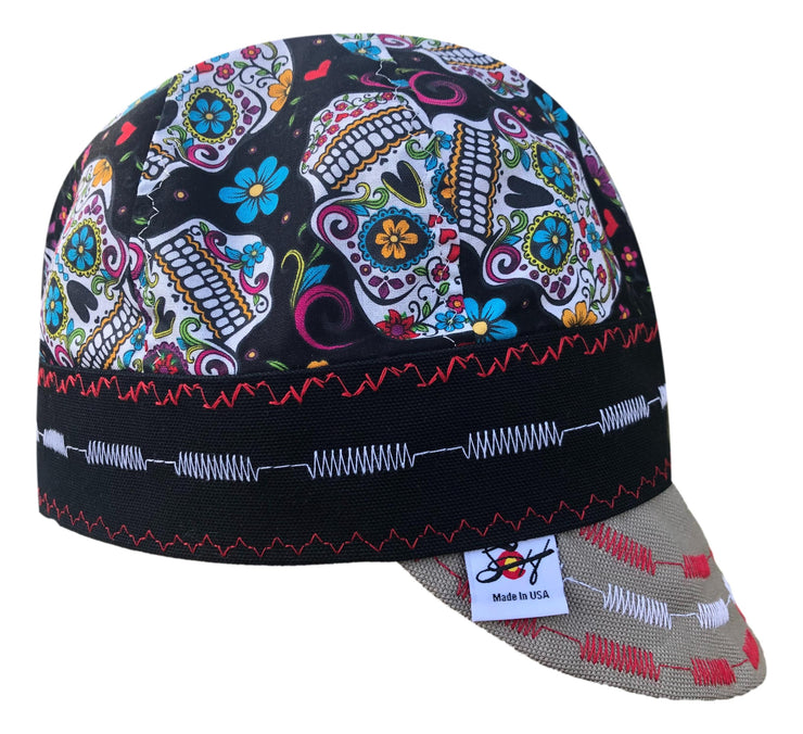 Sugar Skull Limited edition Hybrid Welders Cap