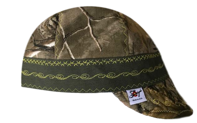 Camo & Canvas Prewashed Welders Caps 7 3/8- 7 3/4 Available