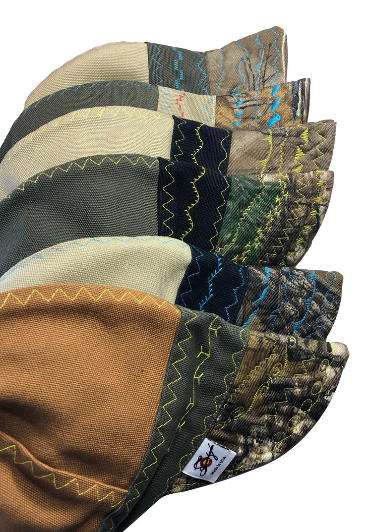 Camo & Canvas Prewashed Welders Caps 7 3/8- 7 3/4 Available