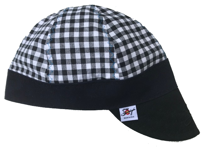 🏁Black Checkered🏁 Hybrid Welding Cap
