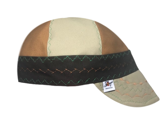 Triple Play Browns Mixed Panel 🇺🇸 Size 7 7/8 Prewashed Welders Cap