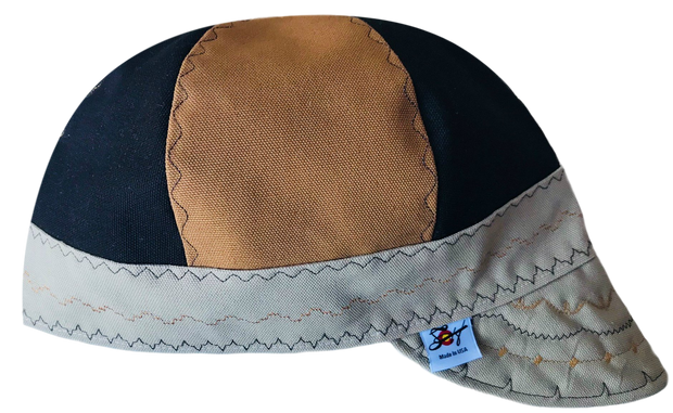 ➰What the Flux?➰ Mixed Panel Prewashed Canvas Welders Cap